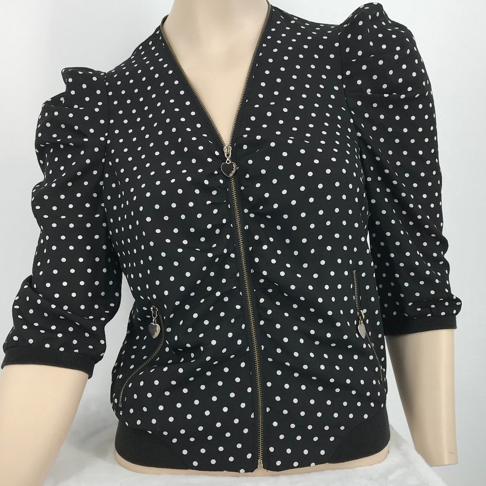 La Chappelle Zip up Blouse Size 7/8